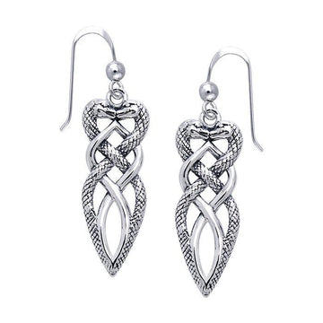 Celtic Snake Earrings TER511 - Jewelry